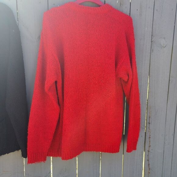 Vintage Cozy Open Front Cardigan Cascade Classics (2) Women's Large - Picture 4 of 5